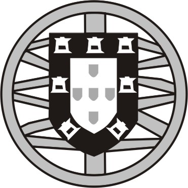 Portugal coat of arms grey